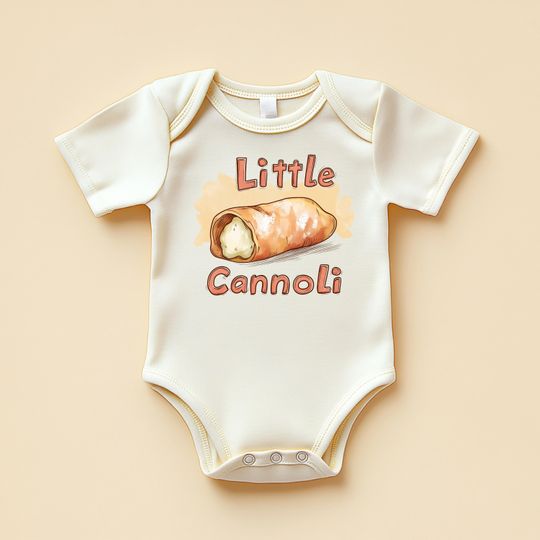Discover Little Cannoli Baby Bodysuit