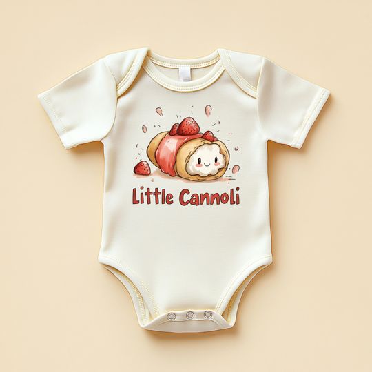 Discover Little Cannoli Baby Bodysuit