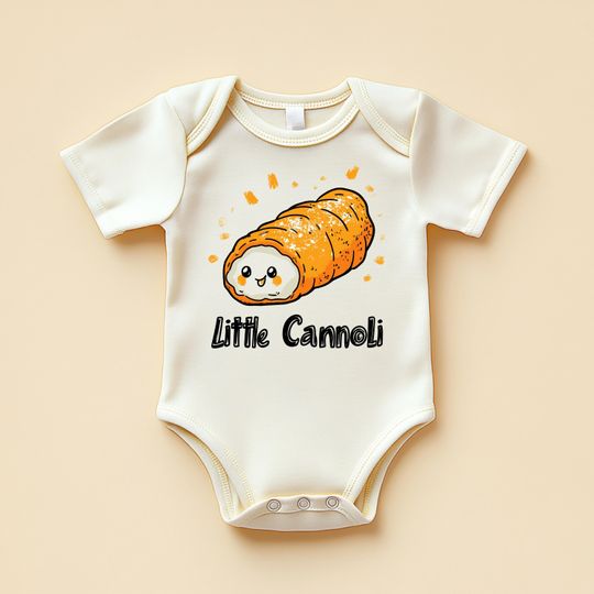 Discover Little Cannoli Baby Bodysuit