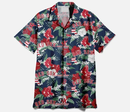 Discover Boston Red Sox Mlb Men is City Style Hawaiian Shirt