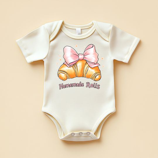 Discover Homemade Rolls Funny Onesie, Baby Outfit, Newborn Gift