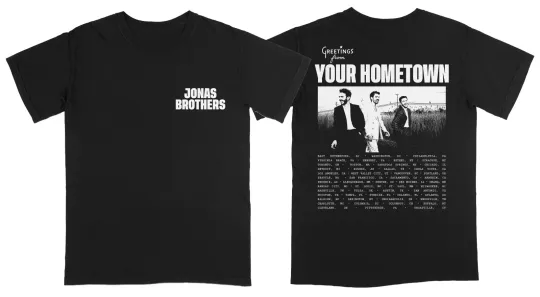 Discover Jonas Brothers Greetings Admat Tour Tee Size S-5XL Reprint