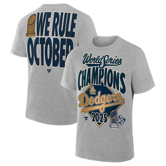 Discover Los Angeles Dodger 2025 World Series Champions T-Shirt Steel Sz S-5XL Reprint