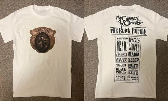 Discover 2024 MCR The Black Parade T-shirt Size S-5XL Reprint