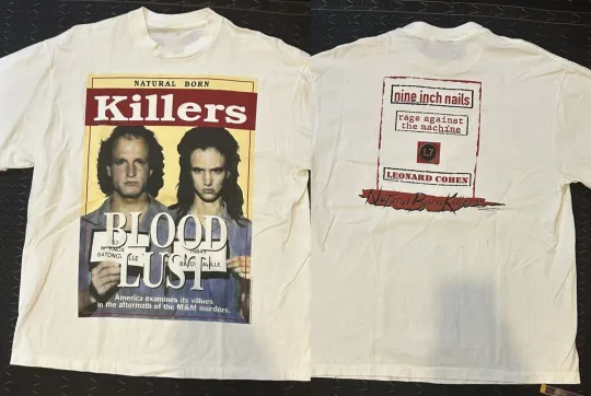 Discover Natural Born Killers L7 Nine Inch Nails T-Shirt Size S-5XL Comfort Colors