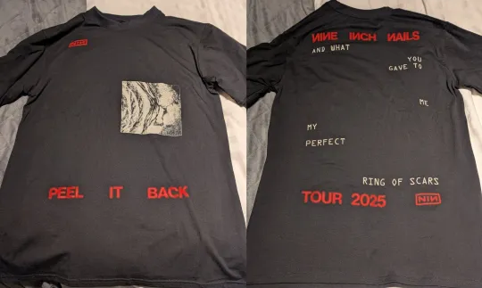 Discover Nine Inch Nails Peel It Back Tour Ruiner Long Sleeve Shirt Size S-5XL Reprint