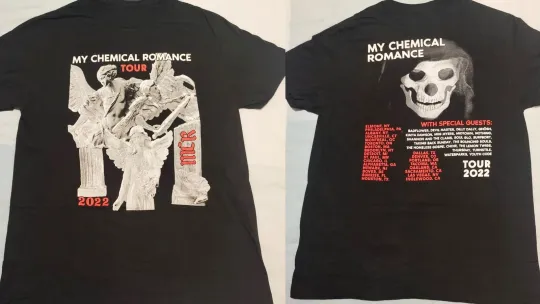 Discover MCR My Chemical Romance Tour 2022 T-shirt Size S-5XL Comfort Colors