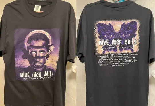 Discover Rare Nine Inch Nails Peel It Back Tour 2025 T-Shirt Size S-5XL Comfort Colors