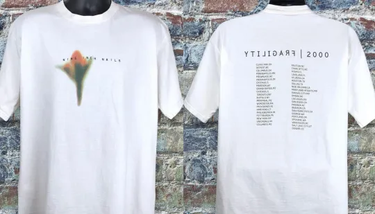 Discover Nine Inch Nails NIN 2000 Fragility Tour T-shirt Size S-5XL Comfort Colors