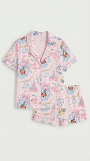 Discover Disney Magical Park Pajama Set, Disneyland Snacks Sleepwear, Disney Spring Magical Loungewear Set, Mickey And Friends Pajamas