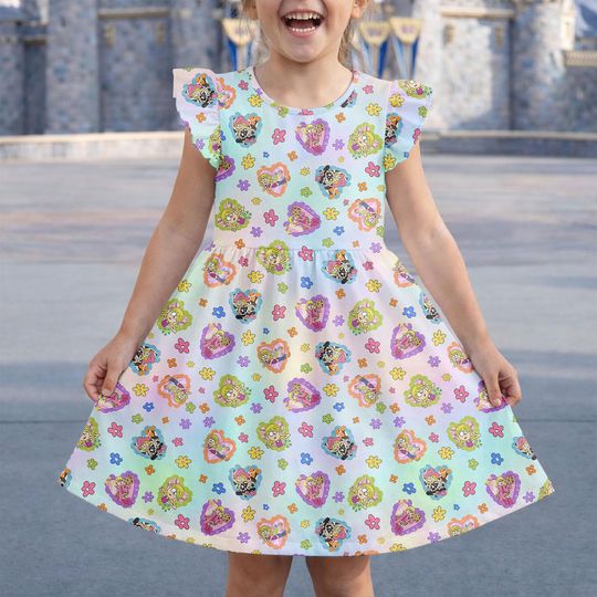 Discover Lizzie McGuire Disney Flutter Sleeve Dress, This Is What Dreams Are Made Of Dress, Retro Disneyworld Trip Dress, Magic Kingdom Outfit