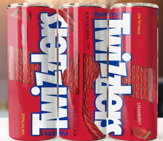 Discover Twizzlers Style 20oz Tumbler with Lid and Straw - Travel Mug for Home and On-the-Go