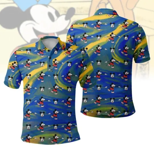 Discover Funny Mickey Laughter Is Timeless Cartoon Mouse Gift For Fan Polo Shirt