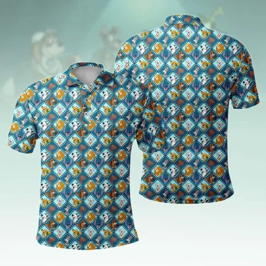 Discover Lady And The Tramp Pluto Puppy Dog Gift For Pet Lovers Polo Shirt