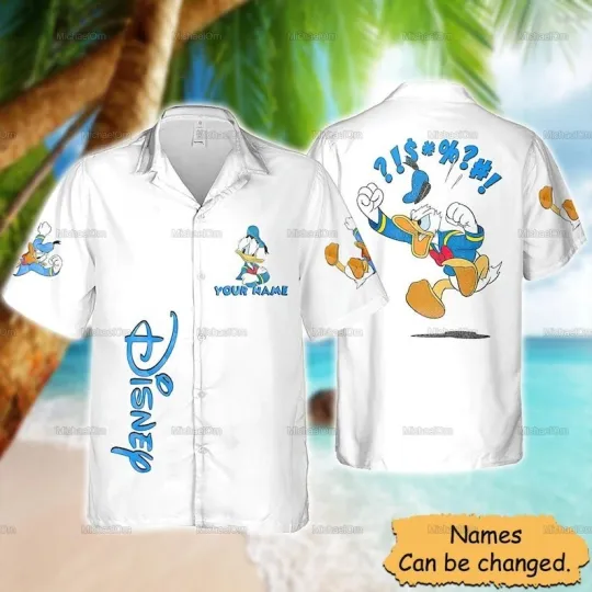 Discover Funny Donald Shirt, Donald Duck Hawaiian Shirt, Disney Donald Shirt, Funny Donal