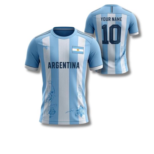 Discover Argentina Flag T Shirt Argentine Pride Tee Unisex Blue White Travel Souvenir Gift