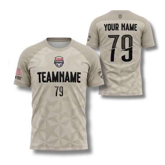 Discover Personalized USA Soccer Jersey Set Custom Name Number Unisex Youth Sublimation