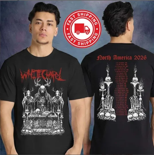 Discover Whitechapel The Ritual Of Whitechapel Tour 2026 Dates 2 Sided T-Shirt