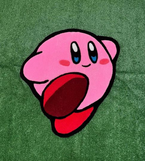 Discover Pink Kirby rug