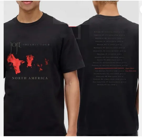 Joji 2026 North America Tour Double Sided T-Shirt