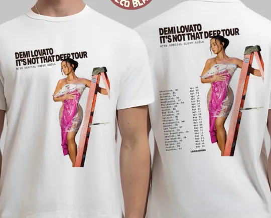 Discover Demi Lovato It’s Not That Deep North American 2026 Tour SchedulT-Shirt