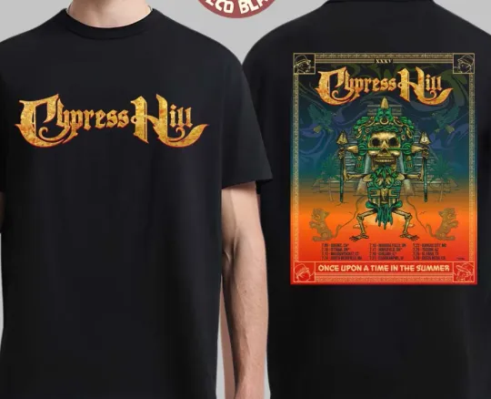 Discover Cypress Hill Once Upon A Time In The Summer Tour 2026 North AmeT-Shirt