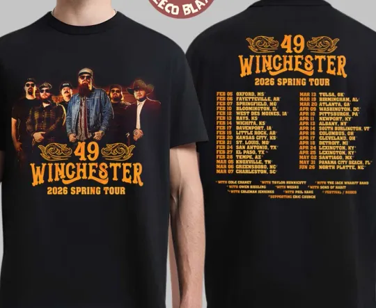 Discover 49 Winchester 2026 Spring Tour North American City Dates Two SidT-Shirt
