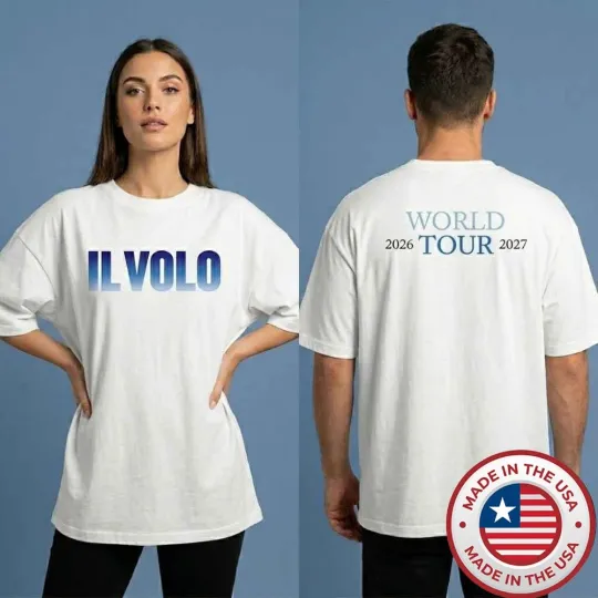Discover Il Volo World Tour 2026-2027 Argentina Leg On 23-25 March 2026 T-Shirt
