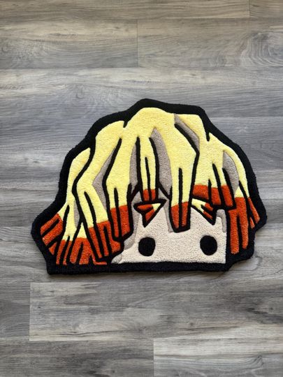 Discover demon zenittsu Peeker Rug