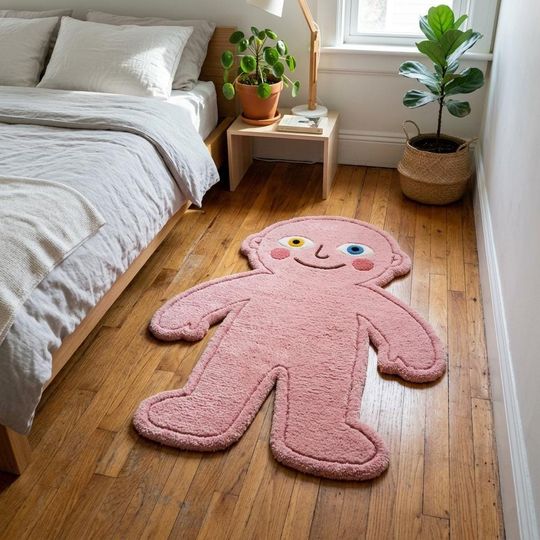 Discover Character Shaped Rug  Playful Nursery Room Decor