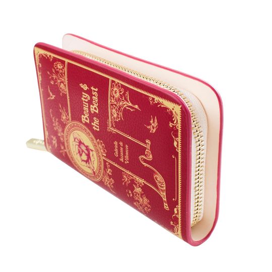 Discover Beauty And The Beast Book Wallet, Fairytale Book Clutch, Gift For Her, Girly Wallets, Red Coin Purse, Book Shaped Accessories, Card Wallet
