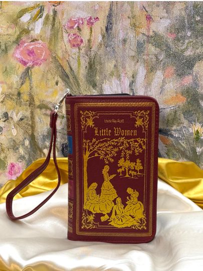 Discover Little Women Book Wallet | Classic Novel Wristlet Clutch | Literary Gift for Readers | Louisa May Alcott Keepsake | StoryGiftStudio
