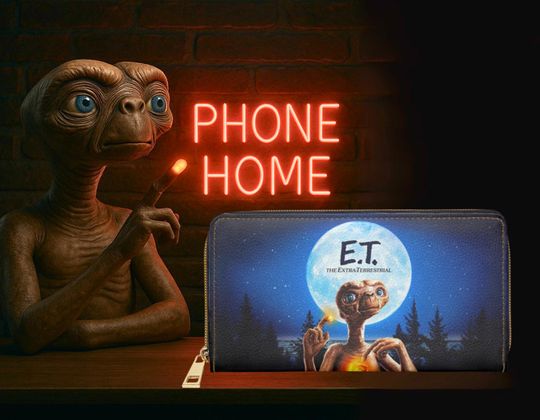 Discover Alien Wallet, Wallet, 80's Nostalgia, 80's Movie, E.T. , Gift, Zipper Wallet, Wallet, Accessories, Accessories for Bag