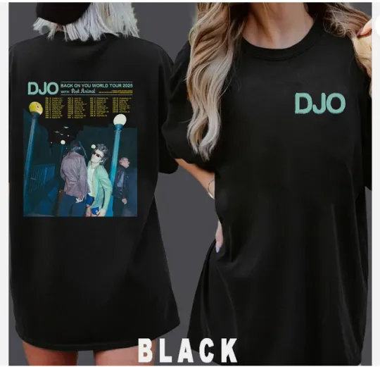 DJO Back on You World Tour 2026 Concert Inspired Unisex T-Shirt