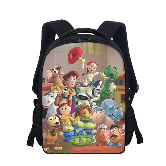 Discover Toy Story Kids Backpack  Woody & Buzz Lightyear School Bag | Disney Pixar Backpack M-L-XL | Cute Travel Bag for Boys and Girls