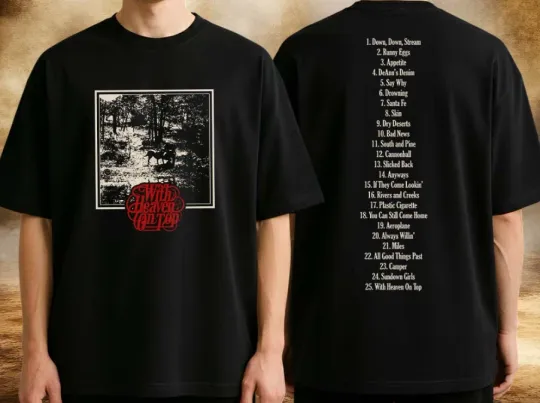 Discover Zach Bryan Tour Merch 2026 With Heaven On Top Album Two Sides Tee