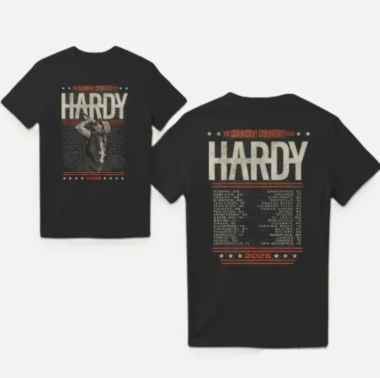 Discover Vintage Country Country Tour 2026 Trendy Hard Graphic Two Sides Unisex T-Shirt