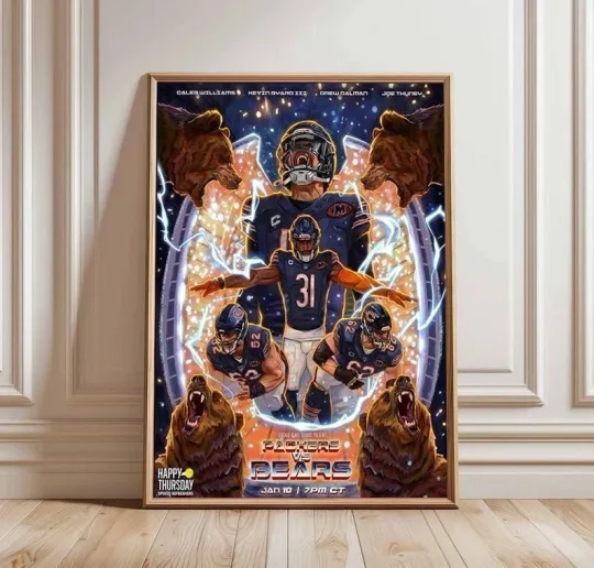 Chicago Bears Game Day Epic Football Poster