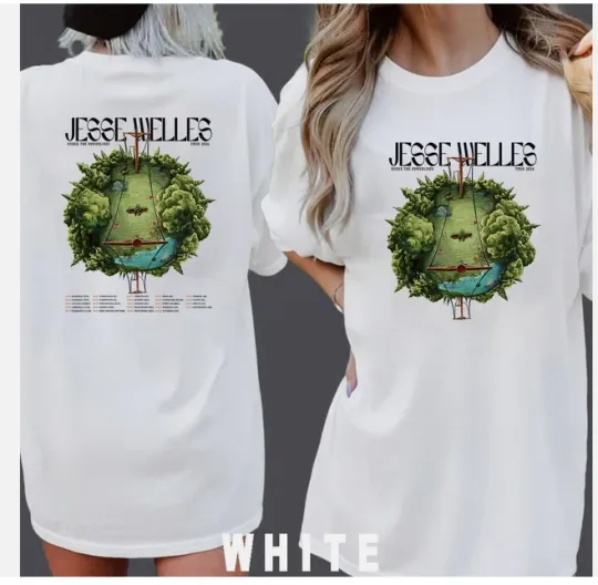 Discover Jesse Welles Under The Powerlines Tour 2026 North America T-Shirt