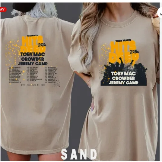Discover Hits Deep Tour 2026 Tobymac Hits Deep Concert Unisex T-Shirt.