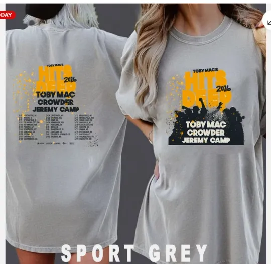 Discover Hits Deep Tour 2026 Tobymac Hits Deep Concert Unisex T-Shirt.