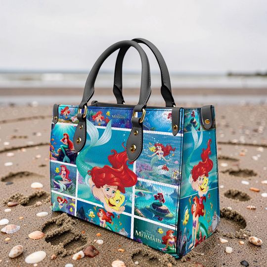 Discover Personalized Mermaid Leather Crossbody Bag for Women