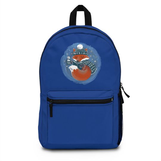 Discover Whimsical Fox Kids Backpack, Cartoon School Bag
