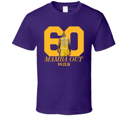 Kobe Bryant 60 Points LA Los Angeles Basketball T-Shirt