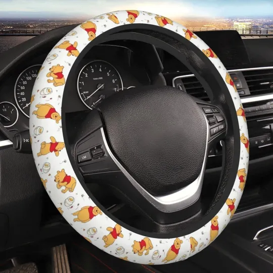 Discover Winnie The Pooh Cartoon Car Steering Car Accessories