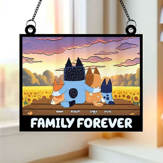 Discover Personalized Gifts For Family Suncatcher Ornament