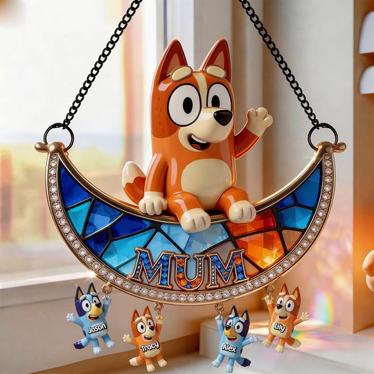 Discover Love Mom Suncatcher - Personalized Gifts For Mothers