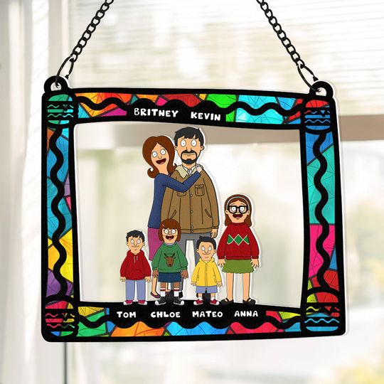 Discover Personalized Gifts For Family Window Hanging Suncatcher Ornament
