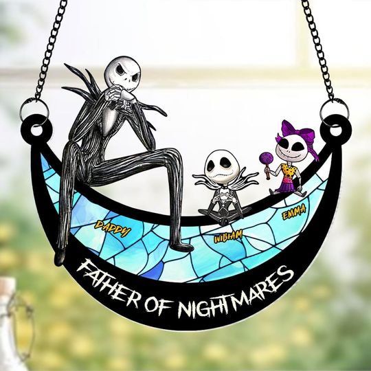 Personalized Gifts For Dad Suncatcher Ornament