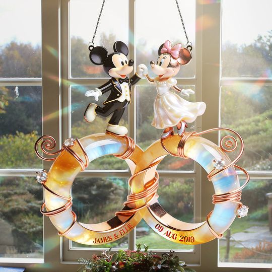 Discover Wedding Couple Suncatcher Ornament - Personalized Gifts For Couple
